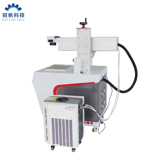marcadora láser UV de 3W de longitud de onda de 355nm para materiales sensibles a polímeros